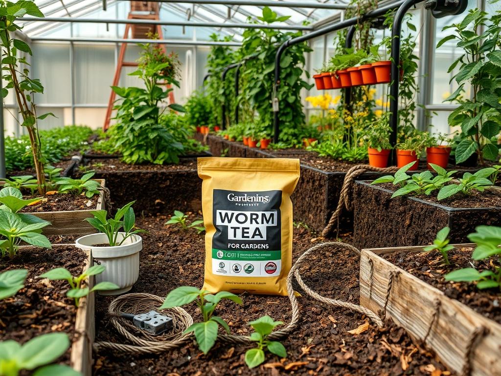 Worm Tea for Gardens