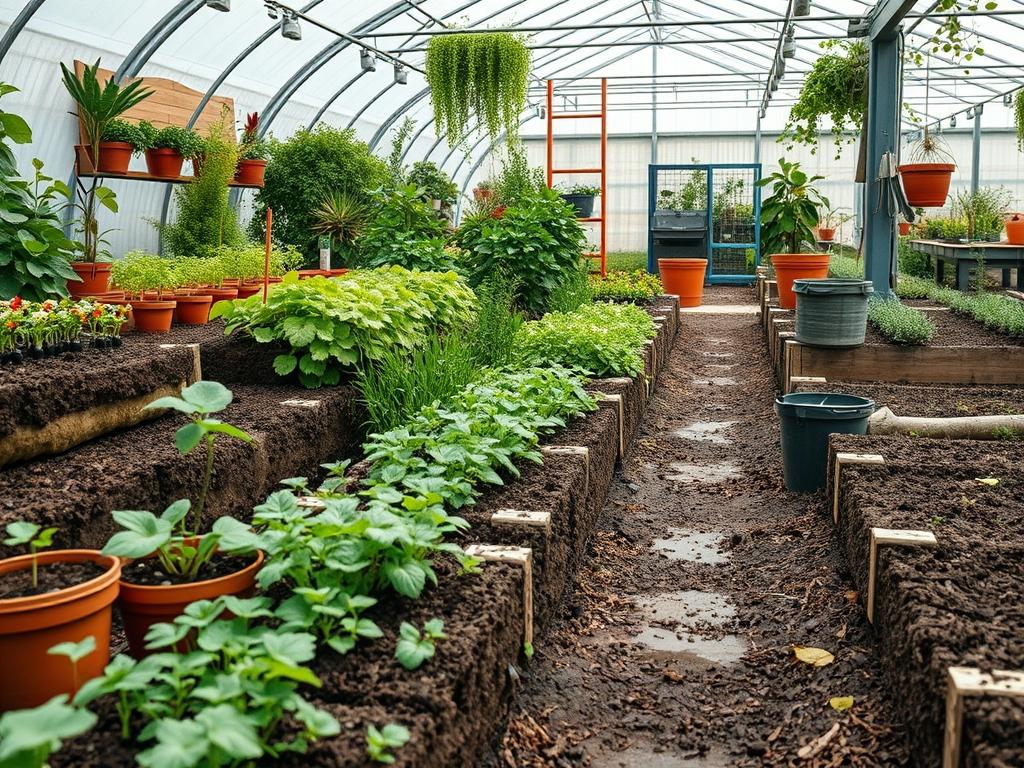 Keyhole Garden Soil Setup