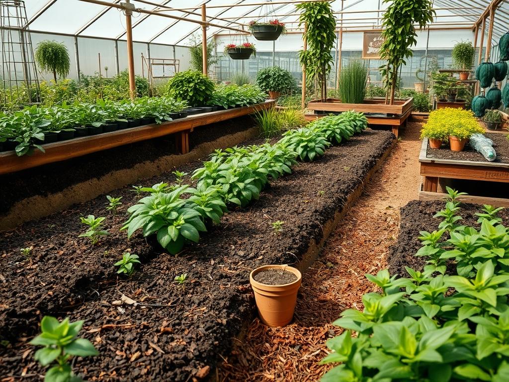 Mulching Winter Gardens