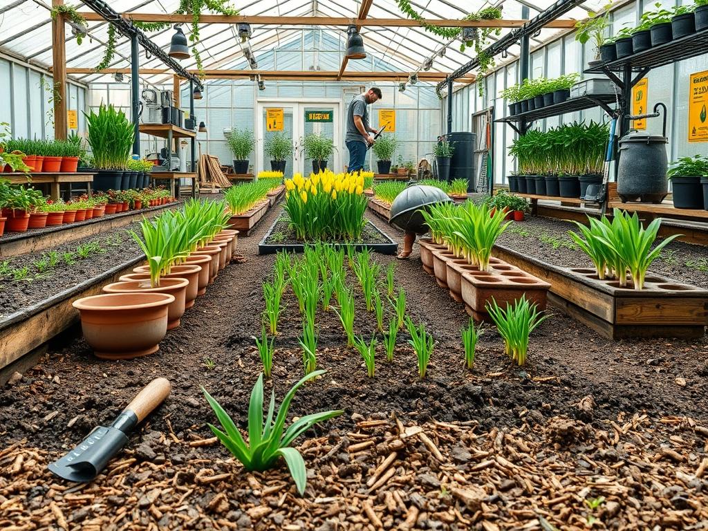 Spring Bulb Soil Prep